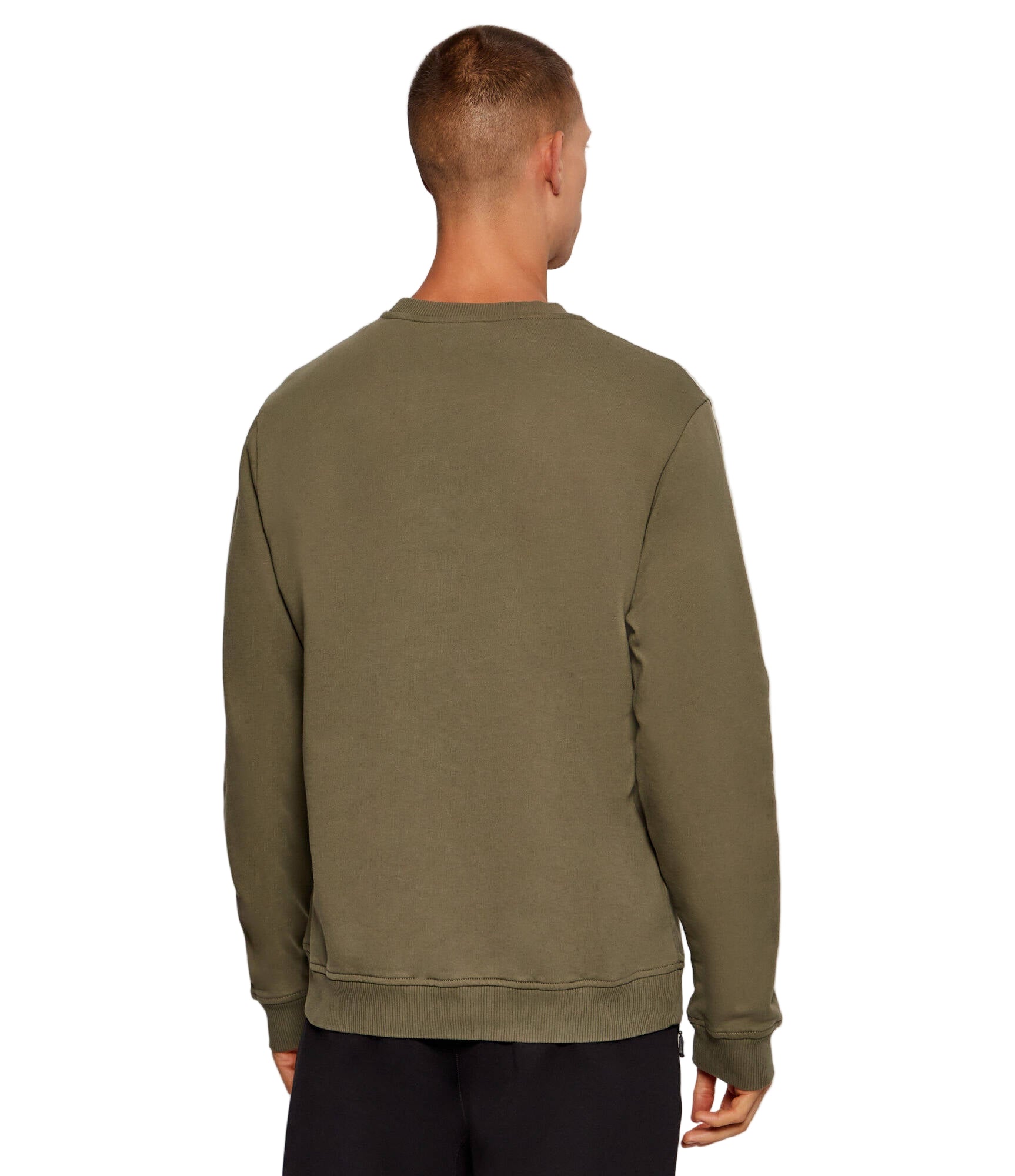 Napapijri Felpa Uomo Verde Girocollo con Logo