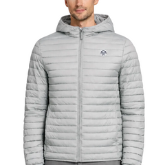 North Sails Long Sleeve Jacket Men Gray with Hood