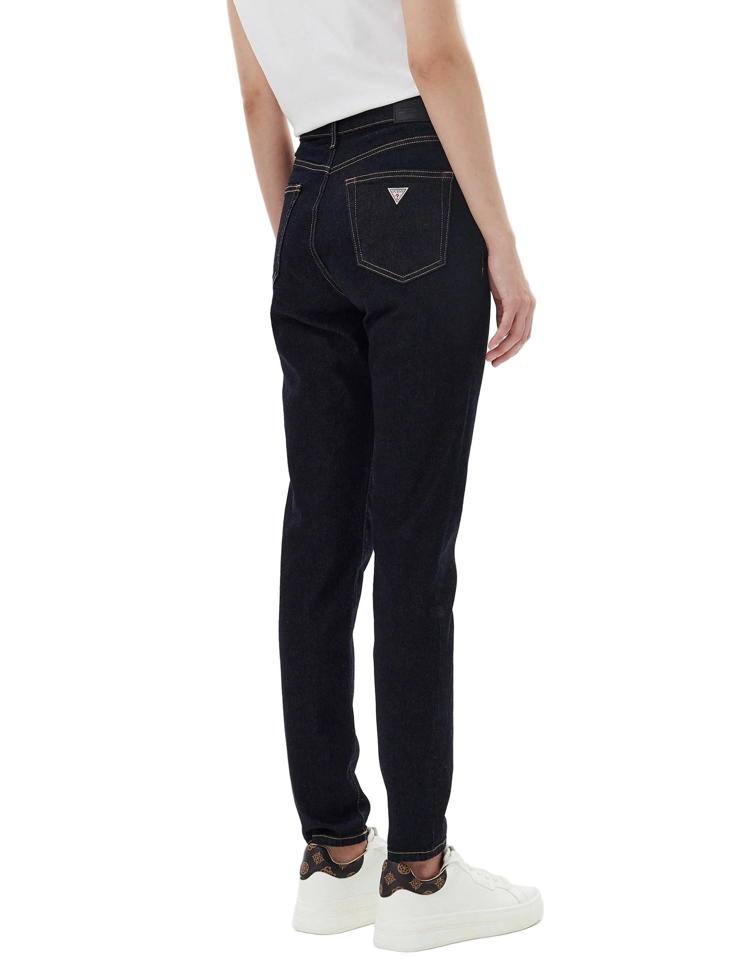 Guess Jeans Donna Blu Logo - vista 3