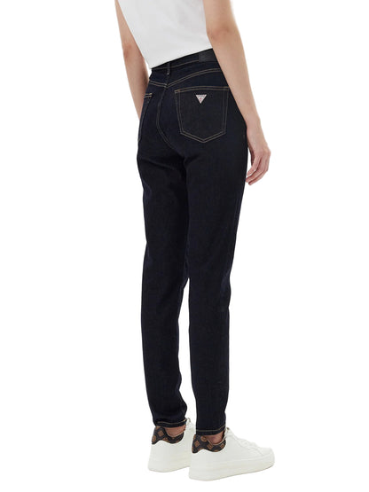 Guess Jeans Donna Blu Logo - vista 3