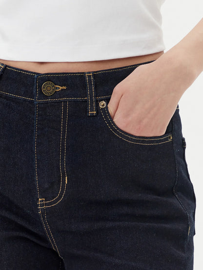 Guess Jeans Donna Blu Logo - vista 4
