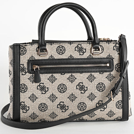 GUESS JEANS Borsa Donna Loralee Nera a Mano con Tracolla Removibile