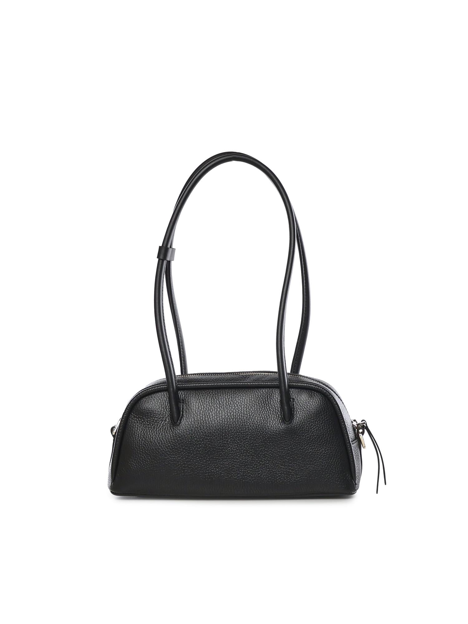 Coccinelle Borsa a Spalla Pelle Donna Nera Logo Borse nero - vista 4