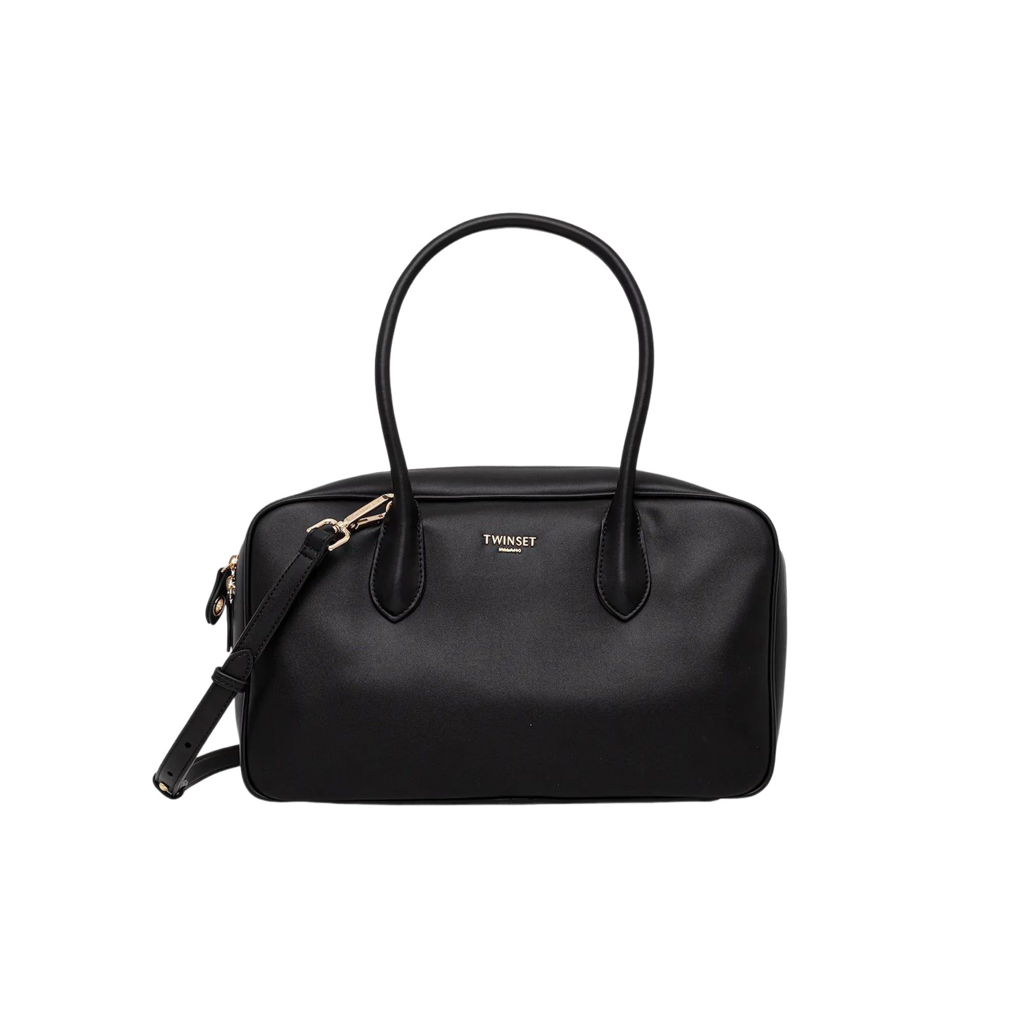 TWINSET Borsa Donna a Mano Bauletto Nero con Tracolla Regolabile Borse - foto prodotto