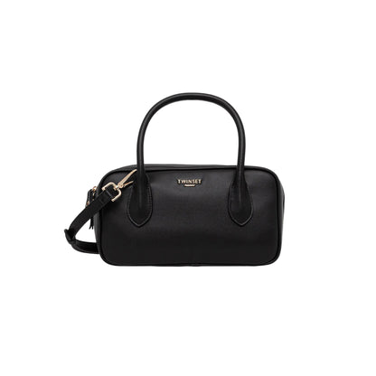 TWINSET Borsa Donna a Mano Nera Bauletto con Tracolla Removibile Borse nero - foto prodotto