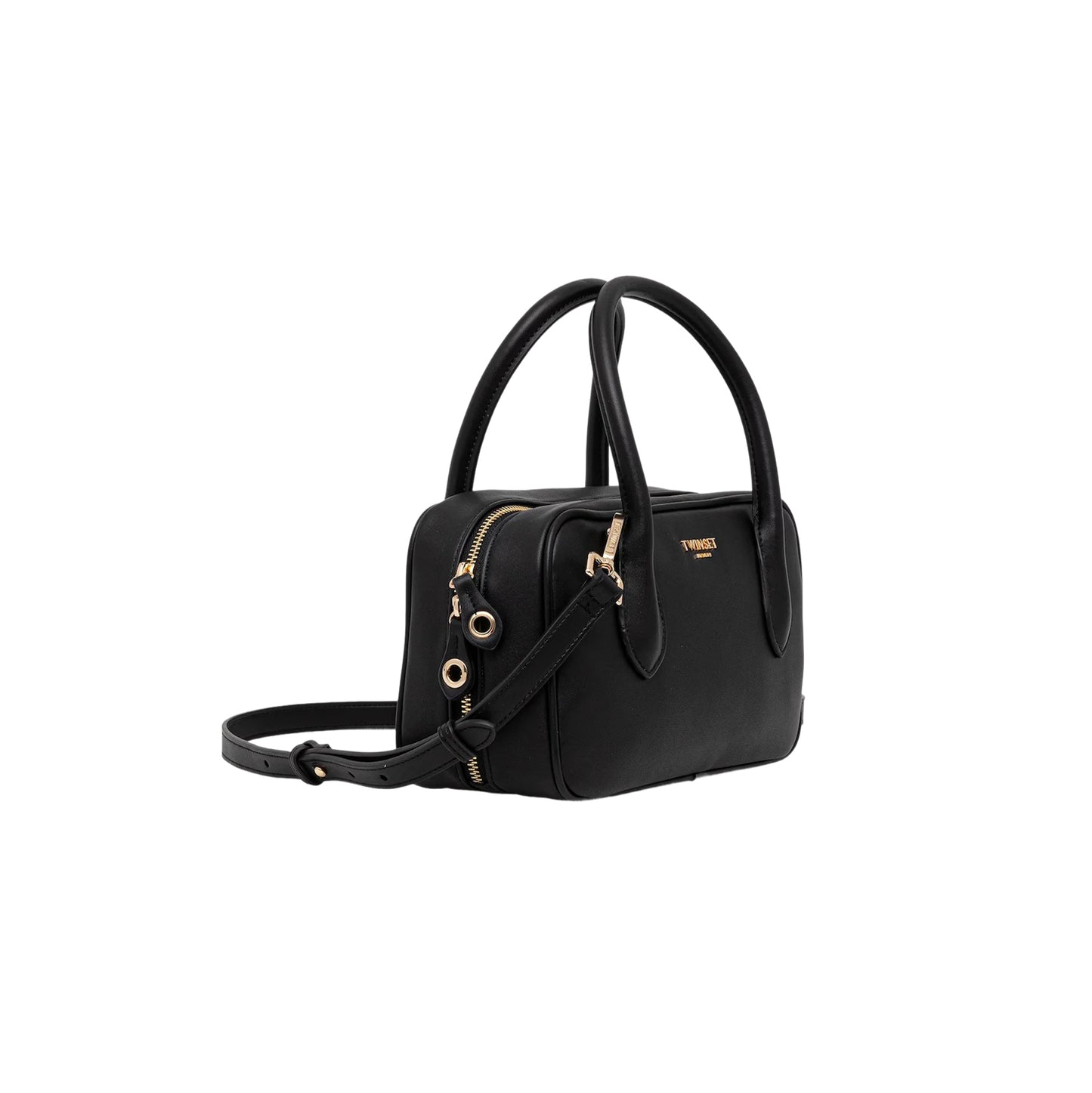 TWINSET Borsa Donna a Mano Nera Bauletto con Tracolla Removibile Borse nero - vista 3