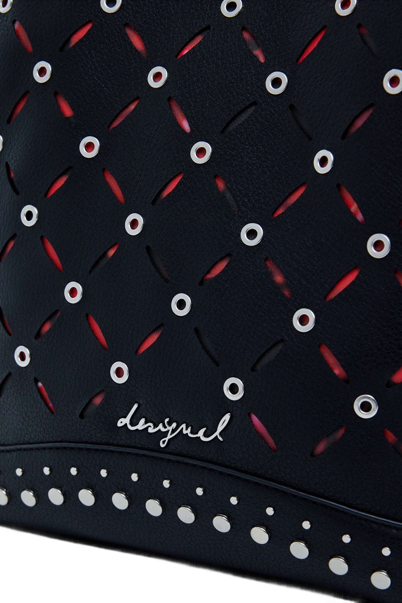 DESIGUAL Zaino Donna Yankee Sumy Mini con Borchie Nero Zaini - vista 4