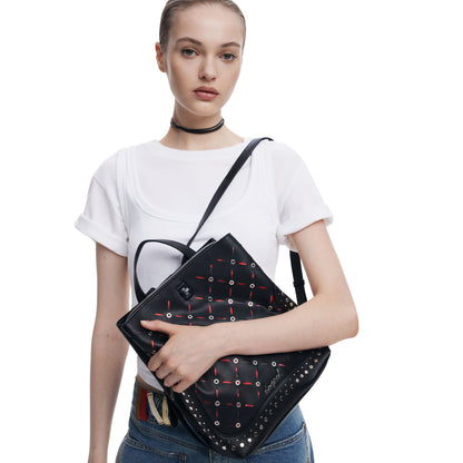 DESIGUAL Zaino Donna Yankee Sumy Mini con Borchie Nero Zaini - vista 6