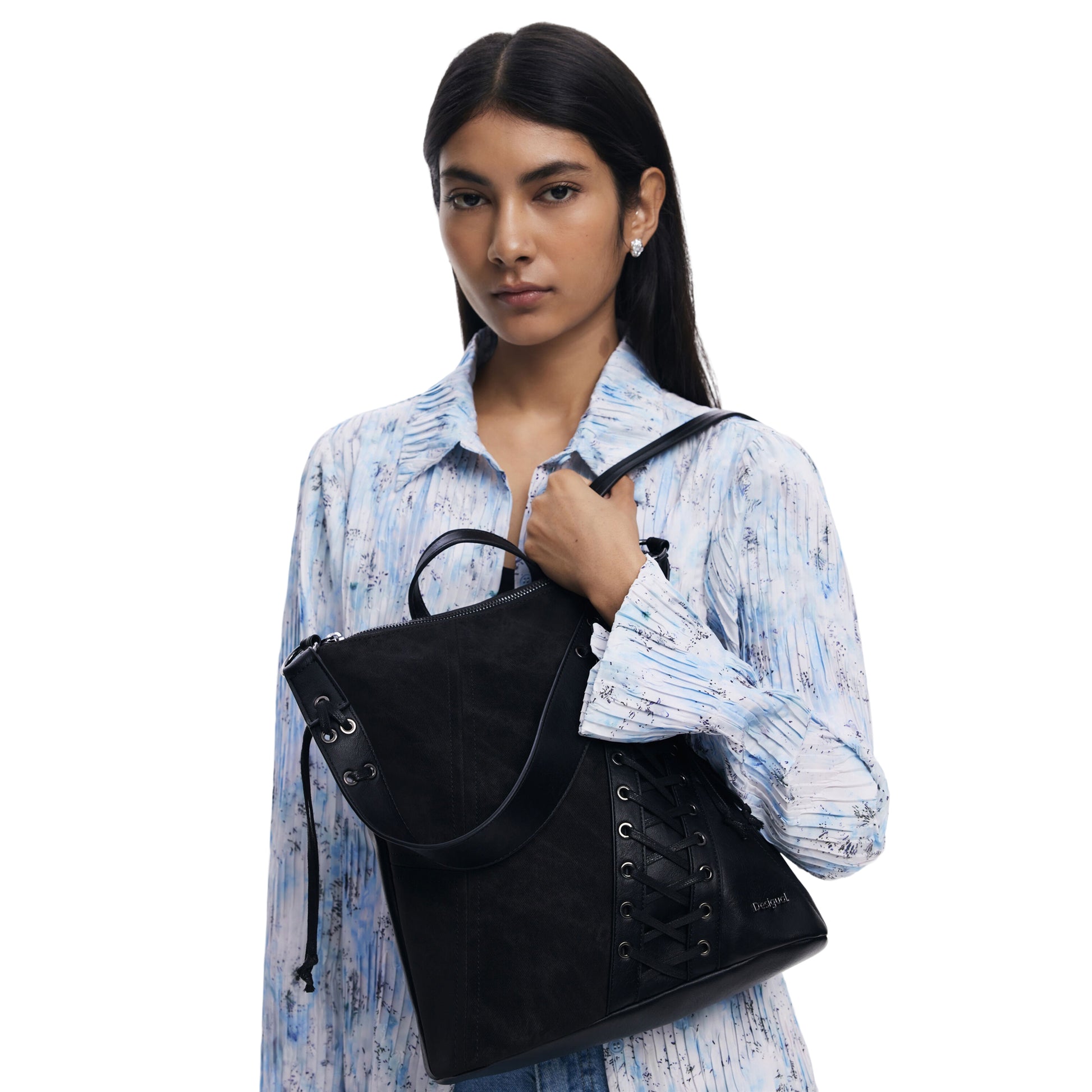 DESIGUAL Zaino Donna Patch Tango Pretoria Mini Nero Zaini - vista 7