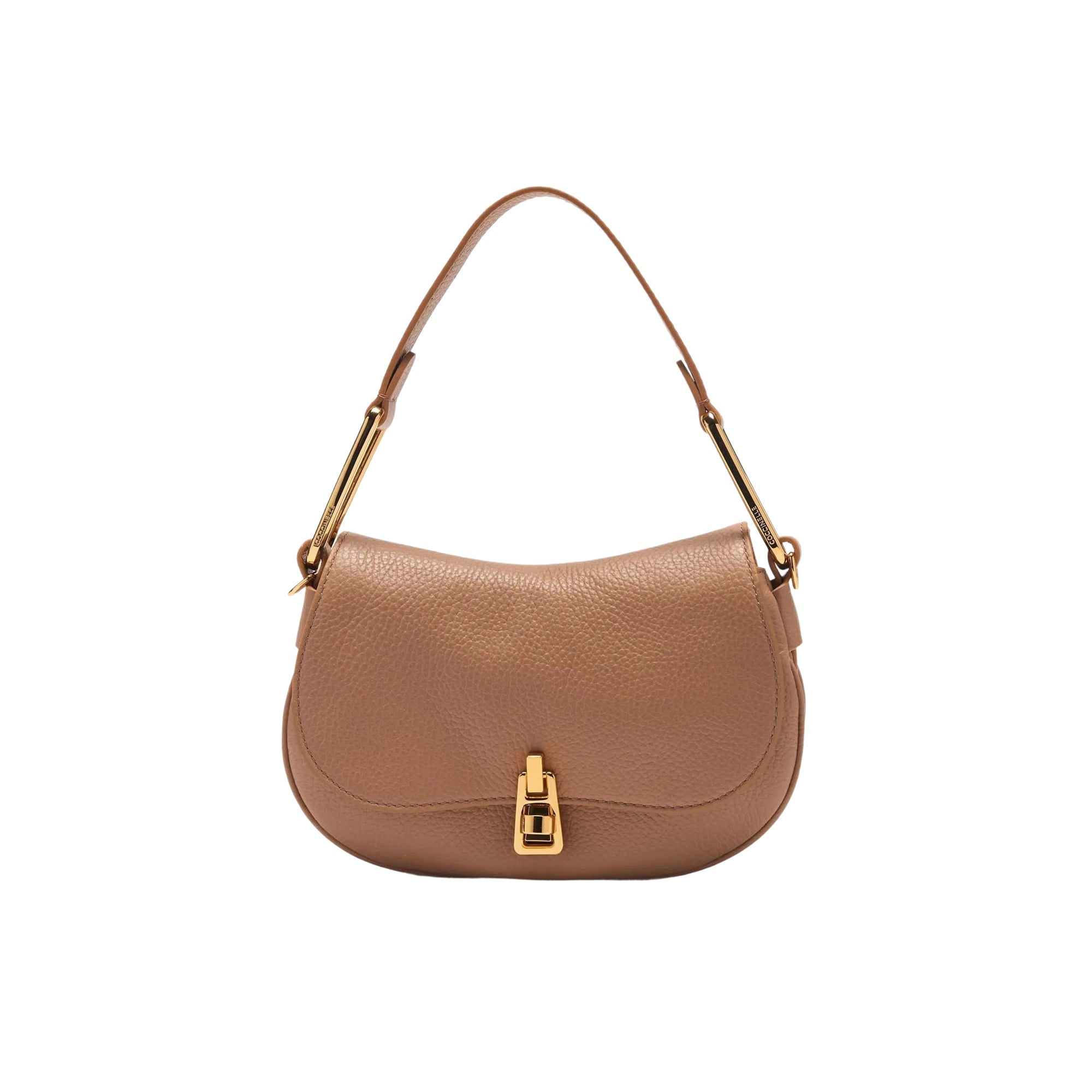 COCCINELLE Borsa Donna Piccola a Tracolla Marrone, In Vera Pelle, Magie Soft Mini