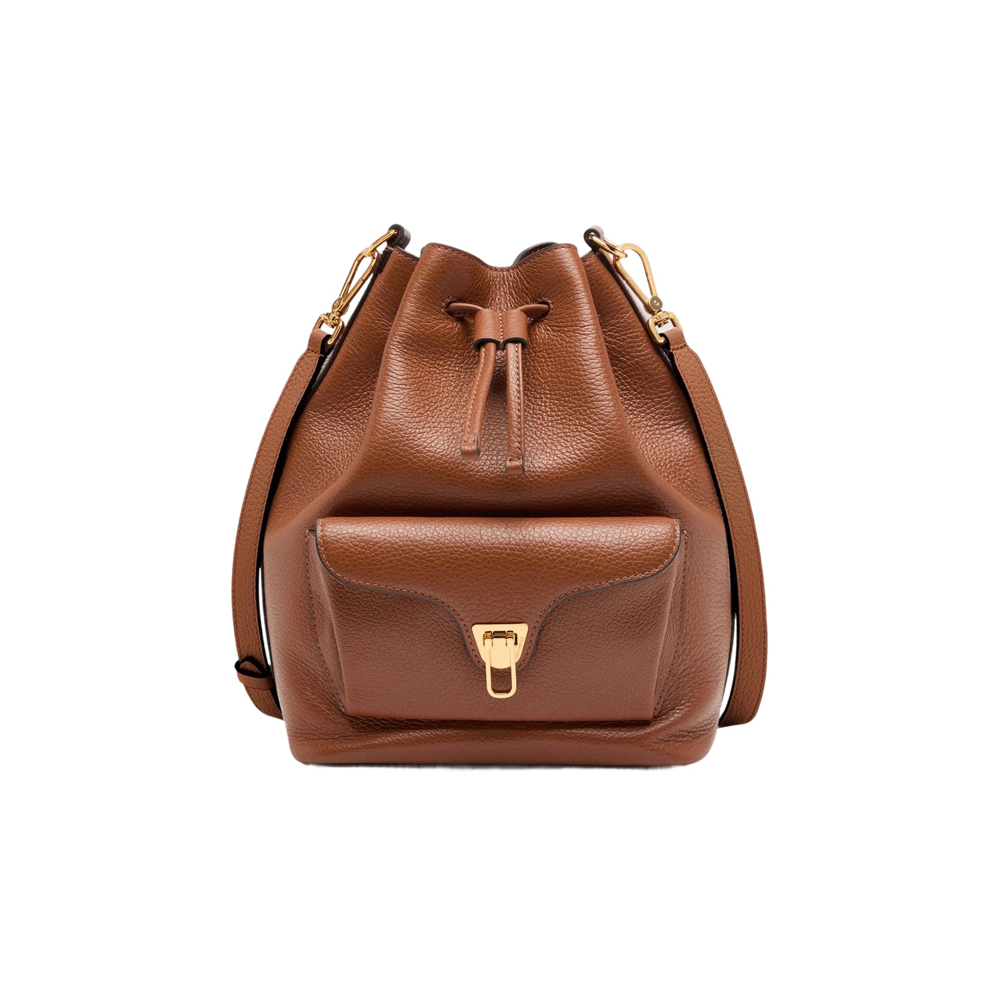 COCCINELLE Borsa Secchiello Donna Marrone, In Vera Pelle Beat Generation