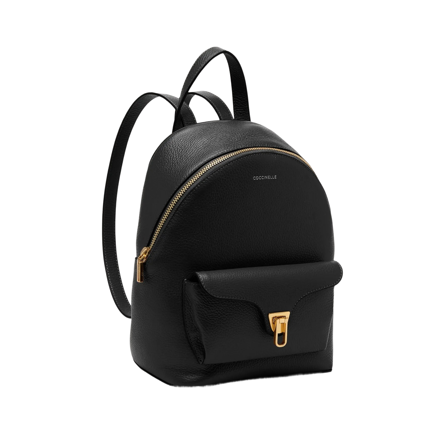 COCCINELLE Zaino Donna Nero Beat Generation in Vera Pelle