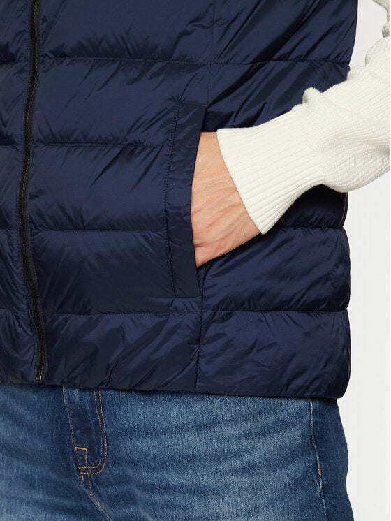 Tommy Hilfiger Giubbotto Uomo Blu Zip Logo Giubbotti e Giacche - vista 5