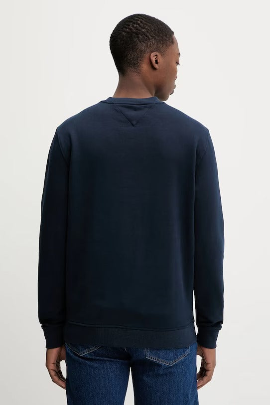 Tommy Hilfiger Felpa Maniche Lunghe Uomo Blu Ricamo Felpe - vista 3