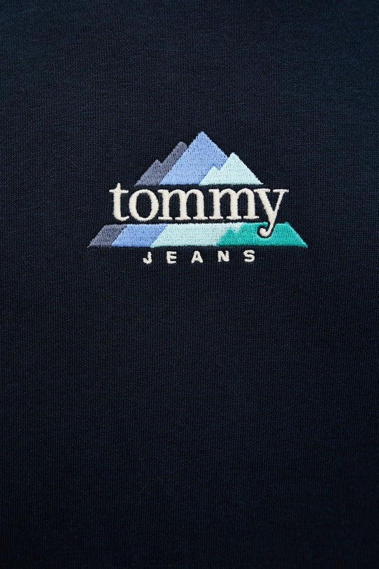 Tommy Hilfiger Felpa Maniche Lunghe Uomo Blu Ricamo Felpe - vista 5