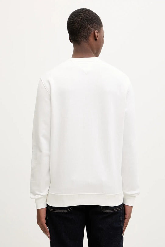 Tommy Hilfiger Felpa Maniche Lunghe Uomo Bianca Ricamo Felpe bianco - vista 2