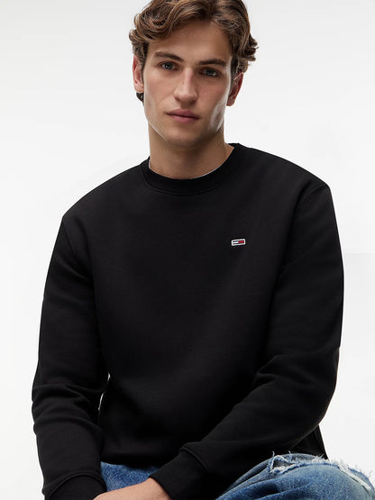 Tommy Hilfiger Felpa Maniche Lunghe Uomo Nera Logo Felpe nero - vista 3
