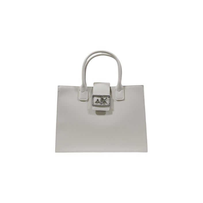 Borsa Donna a Mano a Trapezio ASV con Tracolla Rimovibile Armani Exchange Borse Beige - vista 7