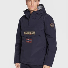 Napapijri Chaqueta Hombre Azul Rainforest con Capucha