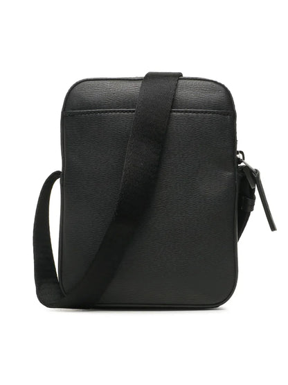 CALVIN KLEIN Borsello Uomo Nero con Tracolla Regolabile e Logo - vista 5