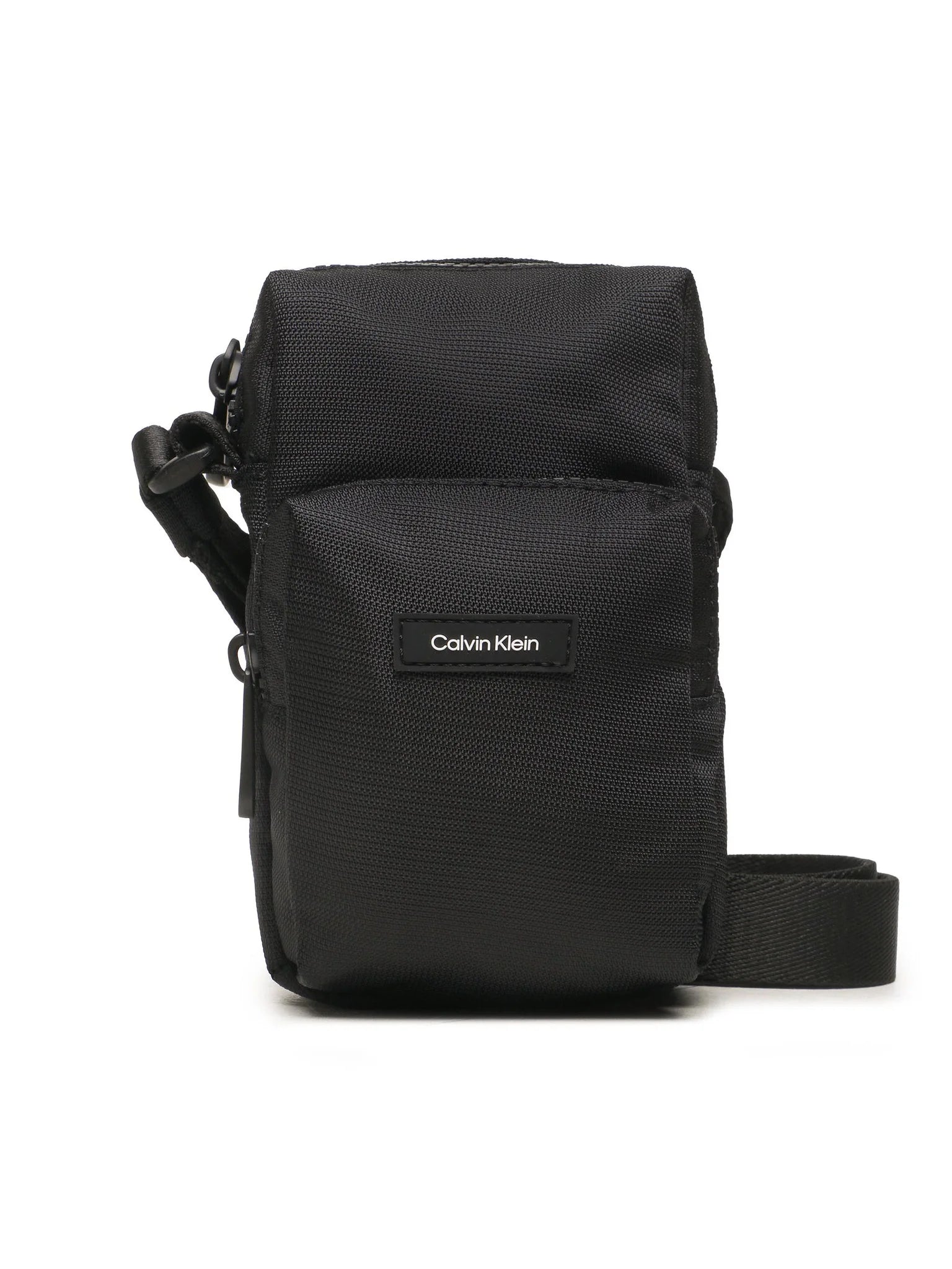 CALVIN KLEIN Borsello Uomo Nero con Tracolla Regolabile e Logo - foto prodotto