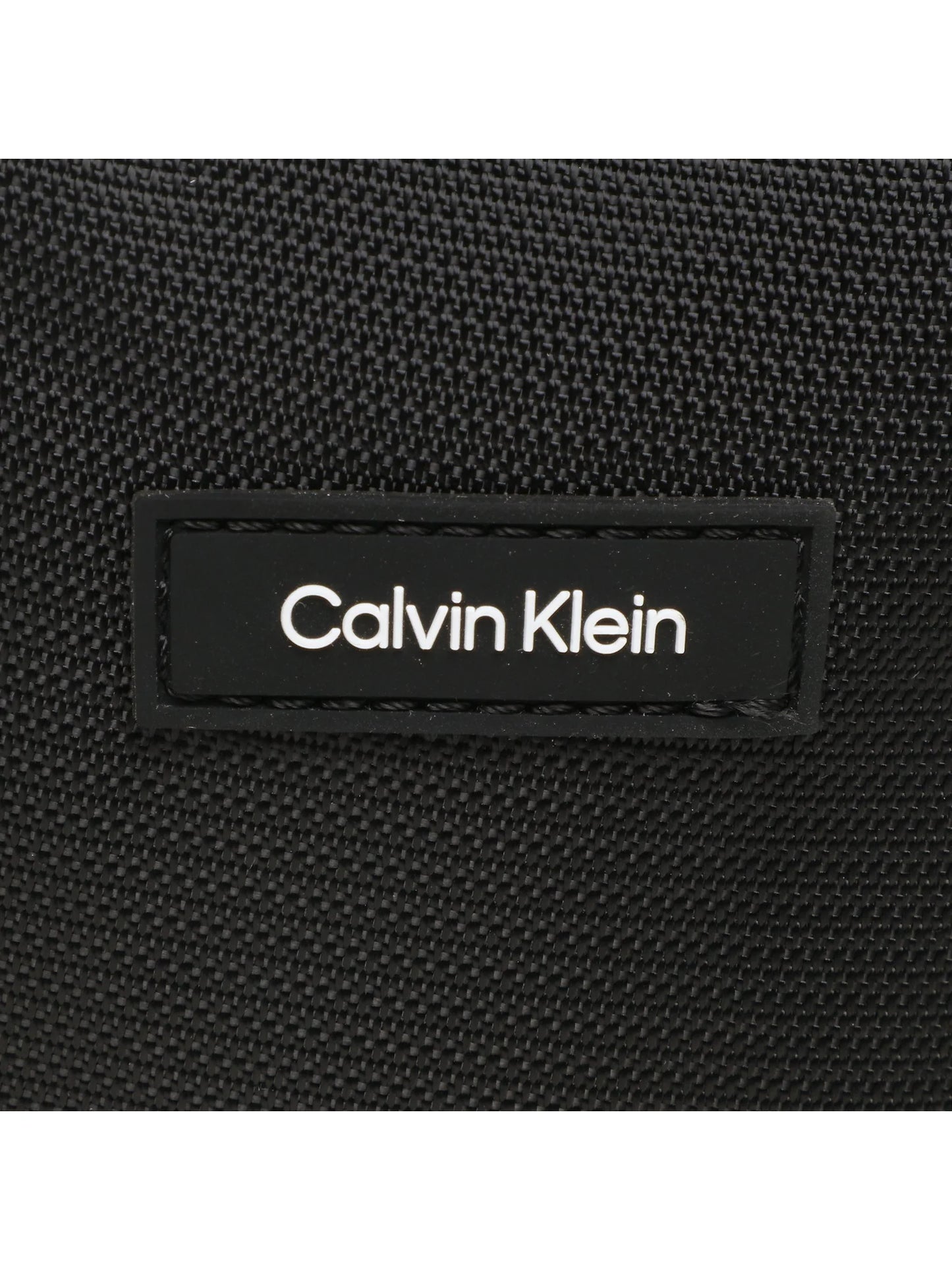 CALVIN KLEIN Borsello Uomo Nero con Tracolla Regolabile e Logo - vista 3