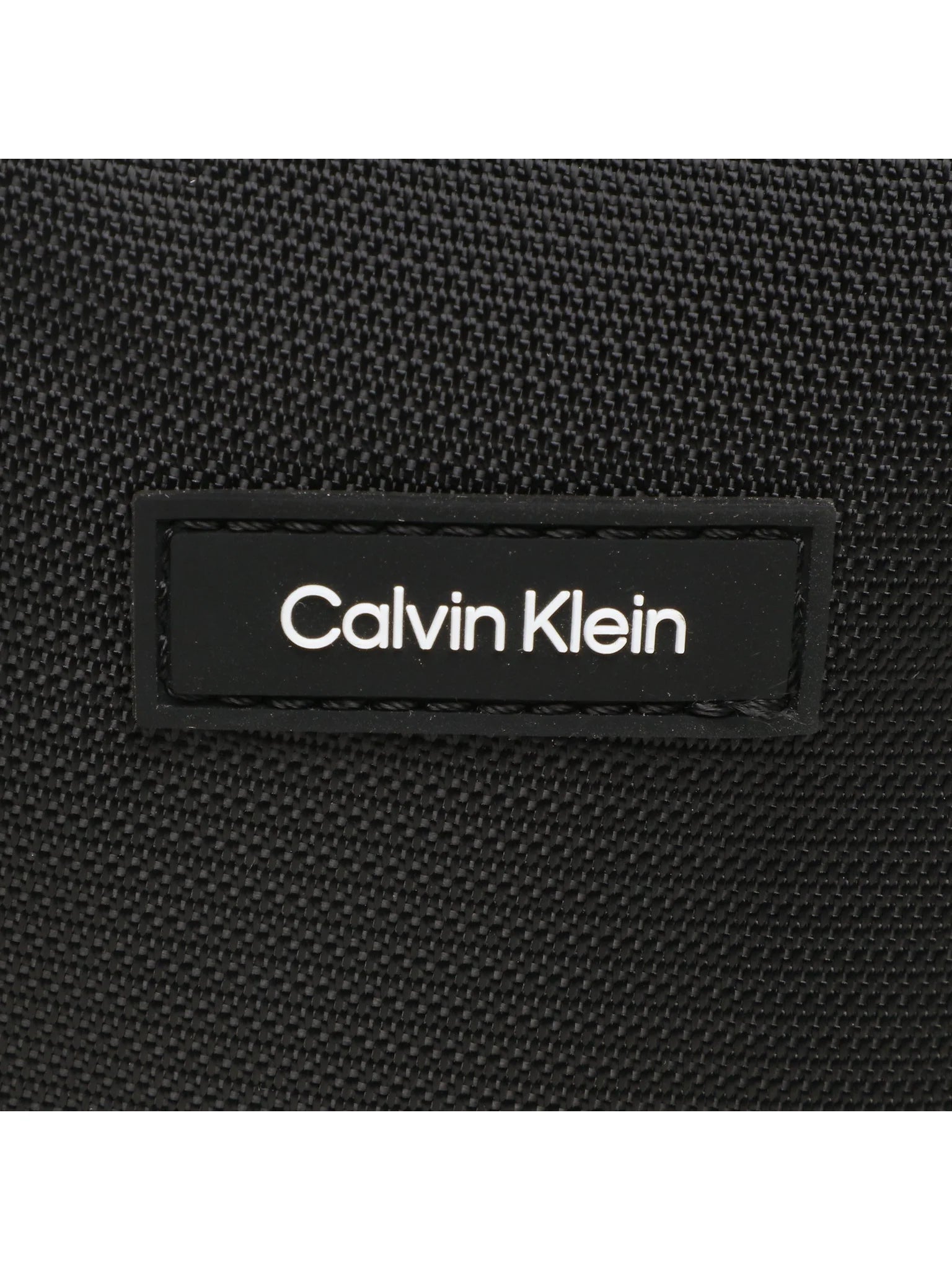 CALVIN KLEIN Borsello Uomo Nero con Tracolla Regolabile e Logo - vista 3