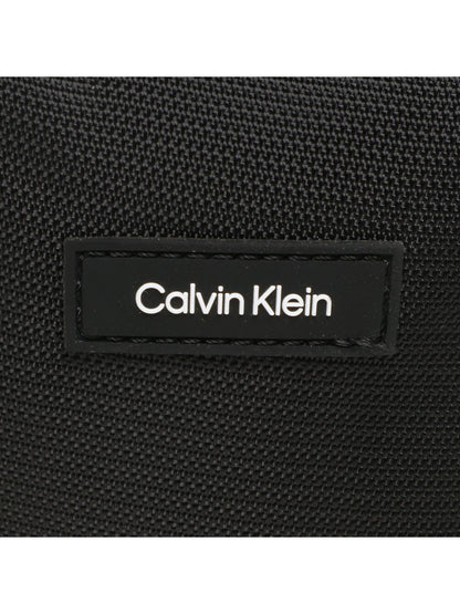 CALVIN KLEIN Borsello Uomo Nero con Tracolla Regolabile e Logo - vista 3