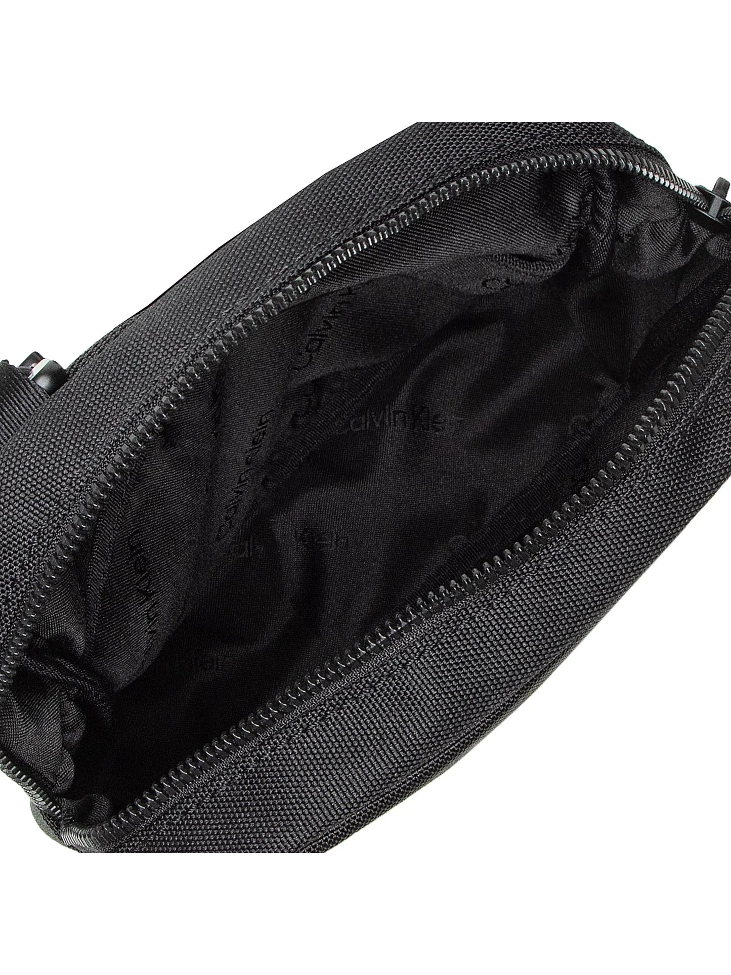 CALVIN KLEIN Borsello Uomo Nero con Tracolla Regolabile e Logo - vista 5