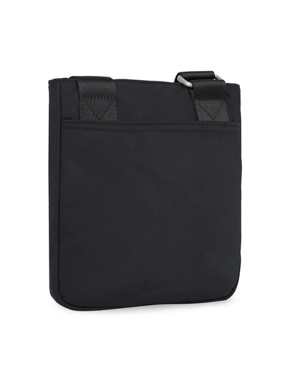 TOMMY HILFIGER Borsello Uomo Nero con Tracolla Regolabile e Logo - vista 3