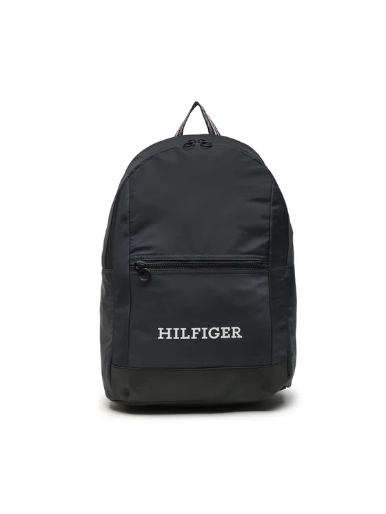 Tommy Hilfiger Zaino Uomo Blu Porta Laptop Regolabile Logo