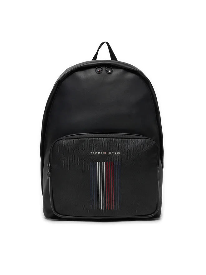 Tommy Hilfiger Sac à dos Homme Noir avec Compartiment pour Ordinateur Portable