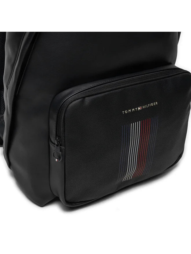 Tommy Hilfiger Sac à dos Homme Noir avec Compartiment pour Ordinateur Portable
