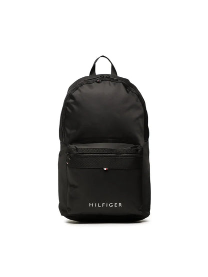 Tommy Hilfiger Zaino Uomo Nero Spalline Regolabili Logo Zaini - foto prodotto