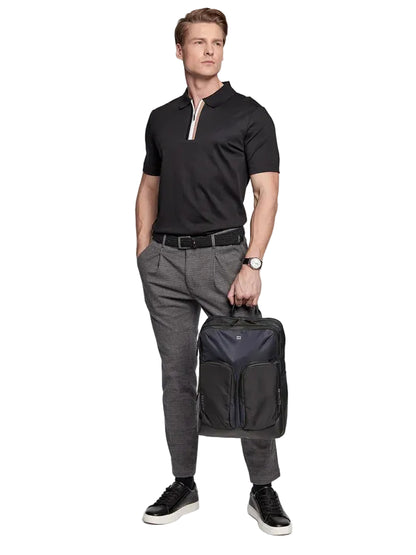 Tommy Hilfiger Zaino Uomo Blu Idrorepellente Porta Computer Logo Zaini - vista 2