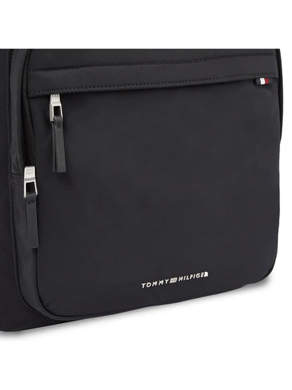 Tommy Hilfiger Zaino Uomo Nero Spalline Regolabili Logo Zaini - vista 3