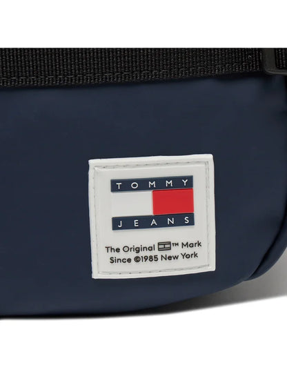 Tommy Hilfiger Zaino Uomo Blu Regolabile Chiusura Zip Logo Zaini - vista 3
