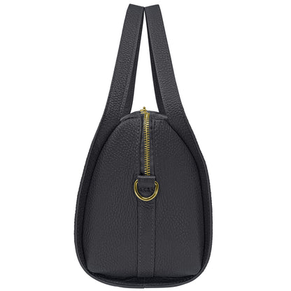 Borsa Donna a Mano con Tracolla, In Vera Pelle Morbida, Made in Italy, Modello Anette Parubi Borse - vista 17
