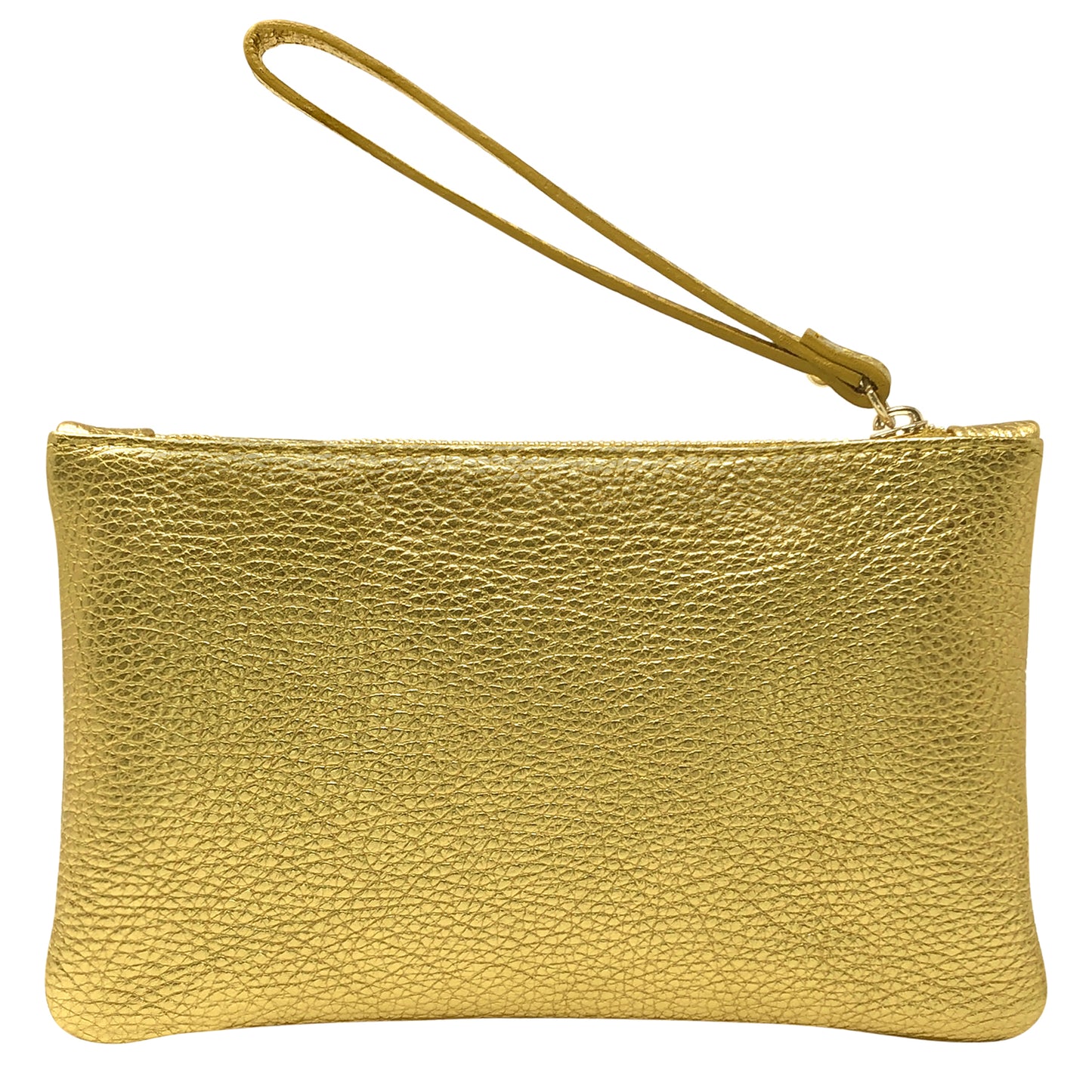 Pochette Donna a Mano, In Vera Pelle Laminata, Made in Italy, Modello Aura Parubi - vista 8