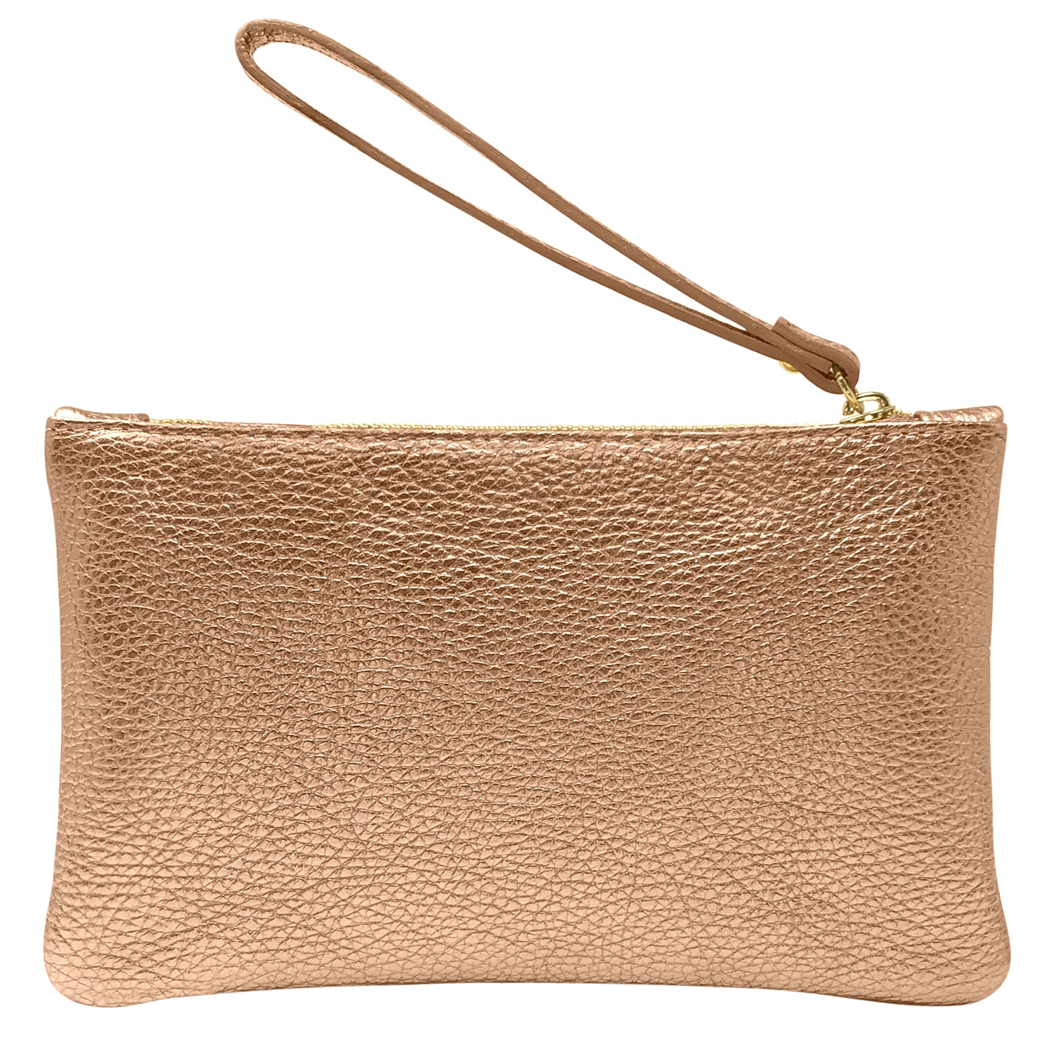 Pochette Donna a Mano, In Vera Pelle Laminata, Made in Italy, Modello Aura Parubi - vista 14
