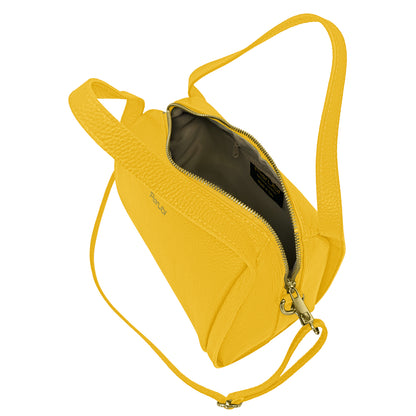 Borsa Donna a Mano con Tracolla, In Vera Pelle Morbida, Made in Italy, Modello Anette Parubi Borse - vista 55