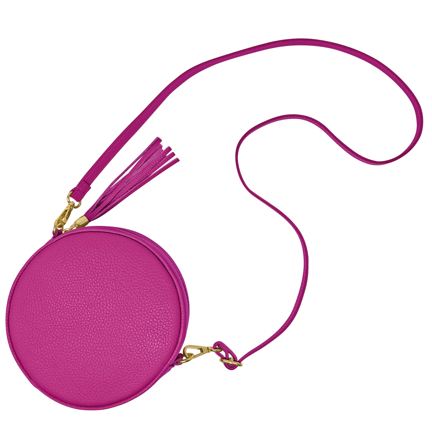 Borsa Donna a Tracolla Rotonda, In Vera Pelle, Made in Italy, Modello Dora Parubi Borse - vista 49