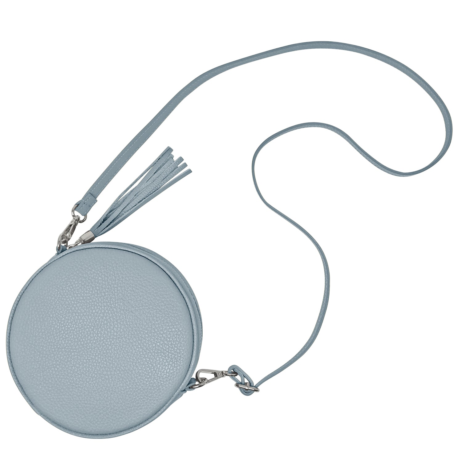 Borsa Donna a Tracolla Rotonda, In Vera Pelle, Made in Italy, Modello Dora Parubi Borse - vista 44