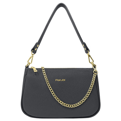 Borsa Donna a Tracolla e Spalla, In Vera Pelle, Made in Italy, Modello Isa Parubi Borse - vista 2
