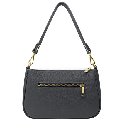 Borsa Donna a Tracolla e Spalla, In Vera Pelle, Made in Italy, Modello Isa Parubi Borse - vista 4