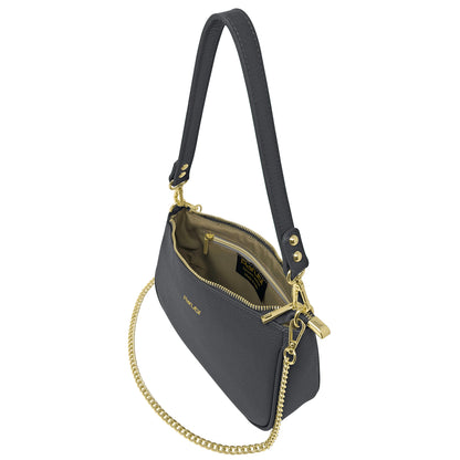 Borsa Donna a Tracolla e Spalla, In Vera Pelle, Made in Italy, Modello Isa Parubi Borse - vista 5