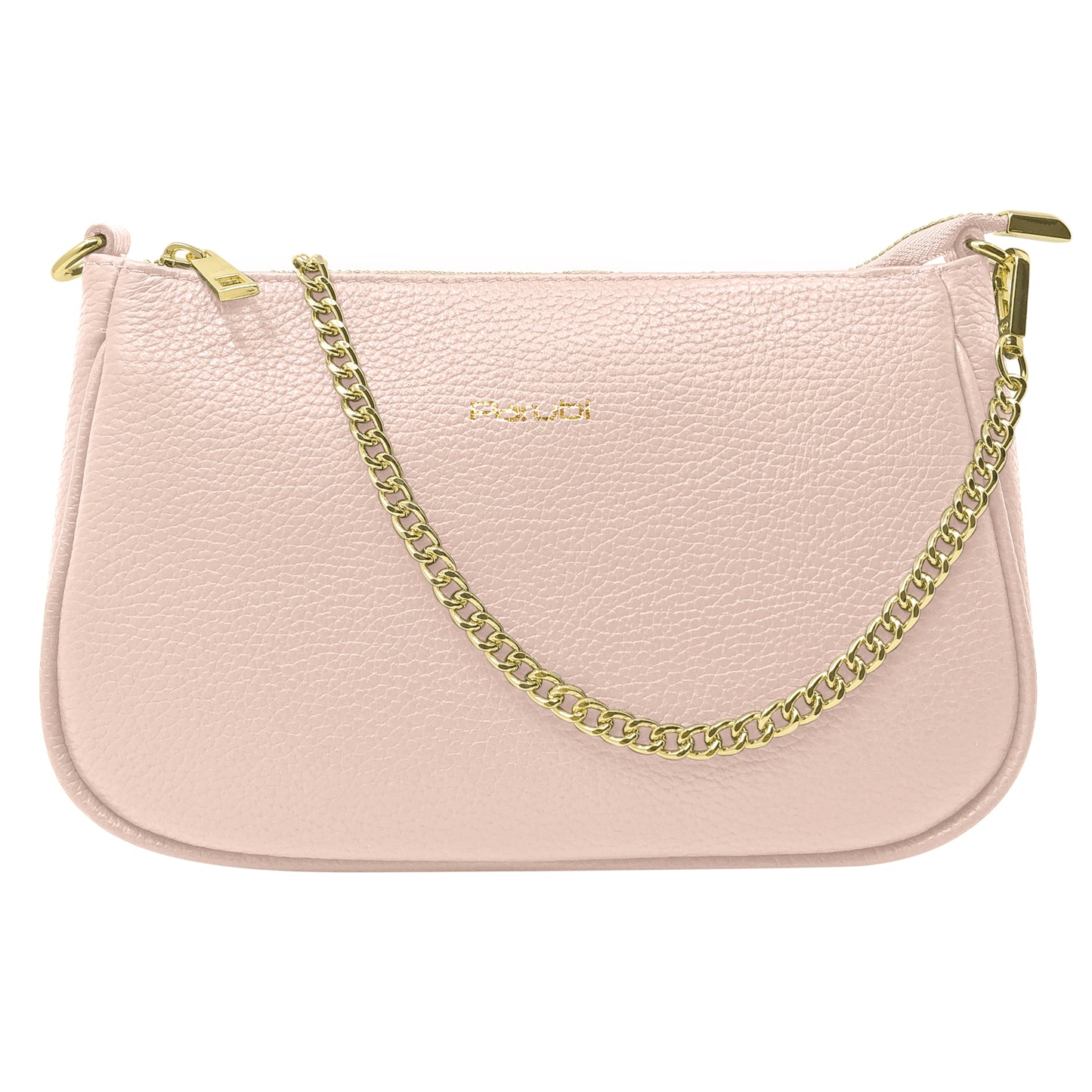 Borsa Donna a Tracolla e Spalla, In Vera Pelle, Made in Italy, Modello Isa Parubi Borse Rosa Cipria - vista 29