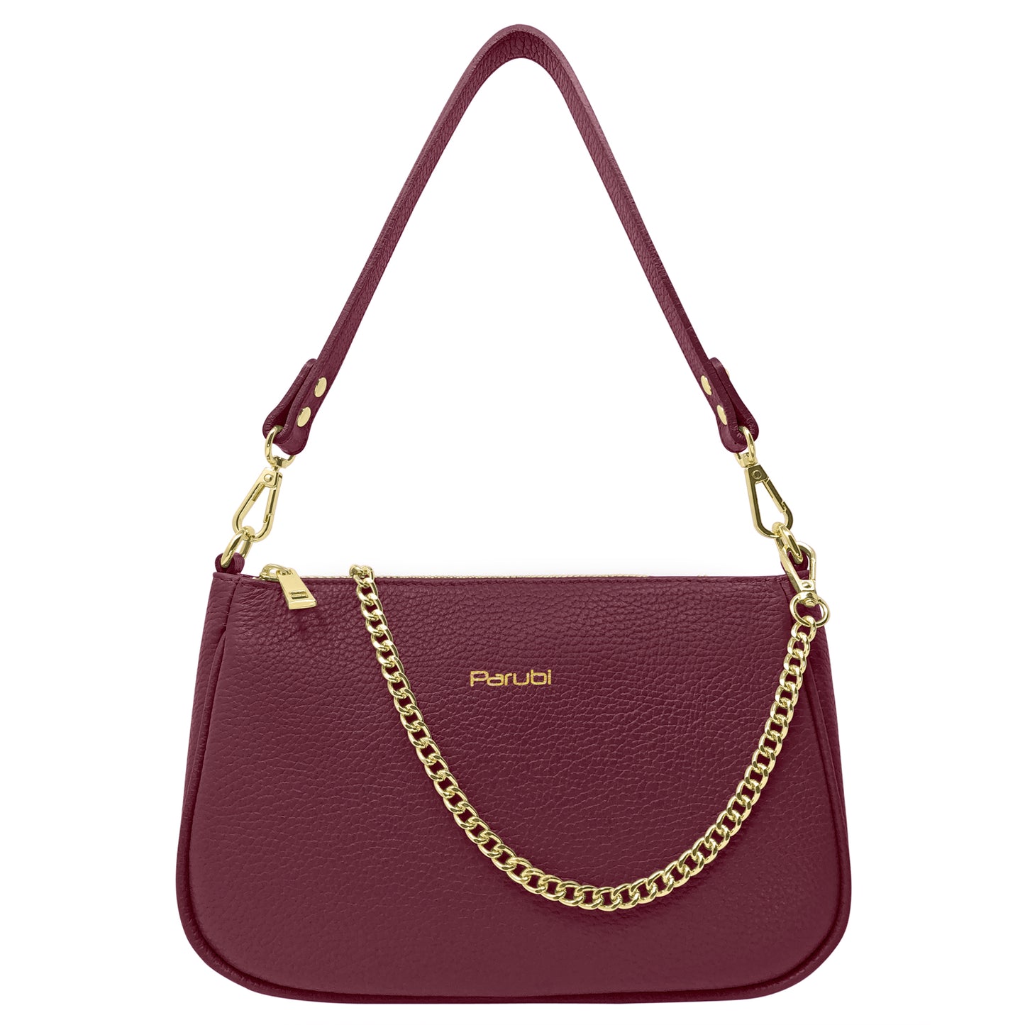 Borsa Donna a Tracolla e Spalla, In Vera Pelle, Made in Italy, Modello Isa Parubi Borse - vista 9