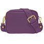 Borsa Donna a Tracolla, In Vera Pelle, Made in Italy, Modello Ginevra Parubi Borse Viola - vista 16