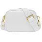 Borsa Donna a Tracolla, In Vera Pelle, Made in Italy, Modello Ginevra Parubi Borse Bianco - vista 31